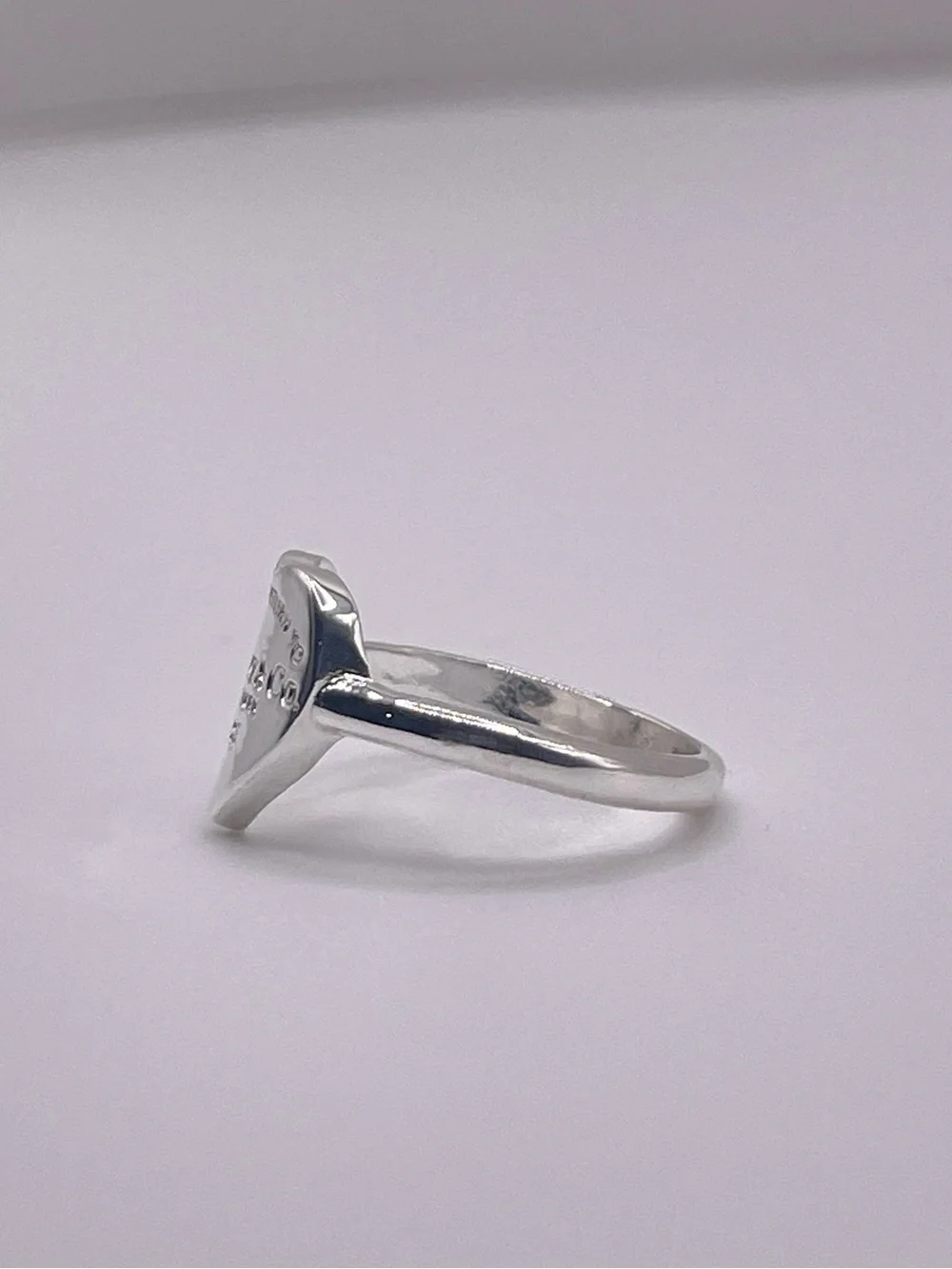 Tiffany & Co. Sterling Silver Heart Ring